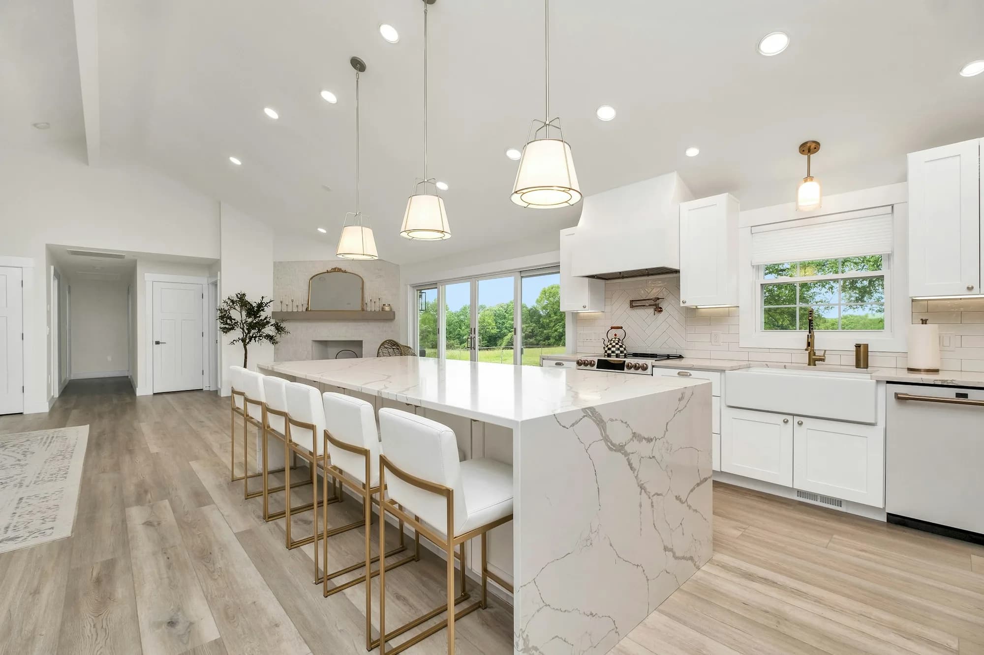Bright renovated kitchen
