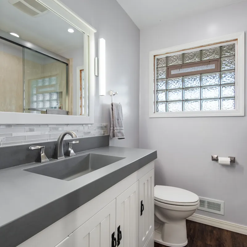Bradshaw Plumbing completed bathroom renovation project